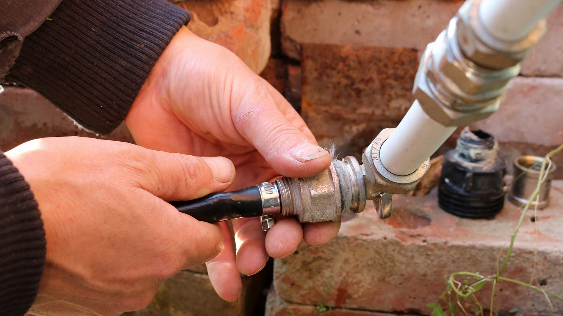Expert is fixing an irrigation valve and pump near Grand Junction, CO.